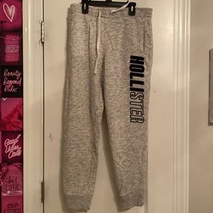 hollister grey sweatpants